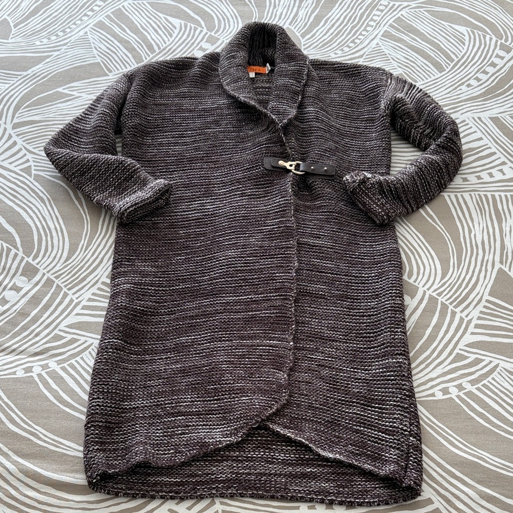 “ONE A” duster cardigan